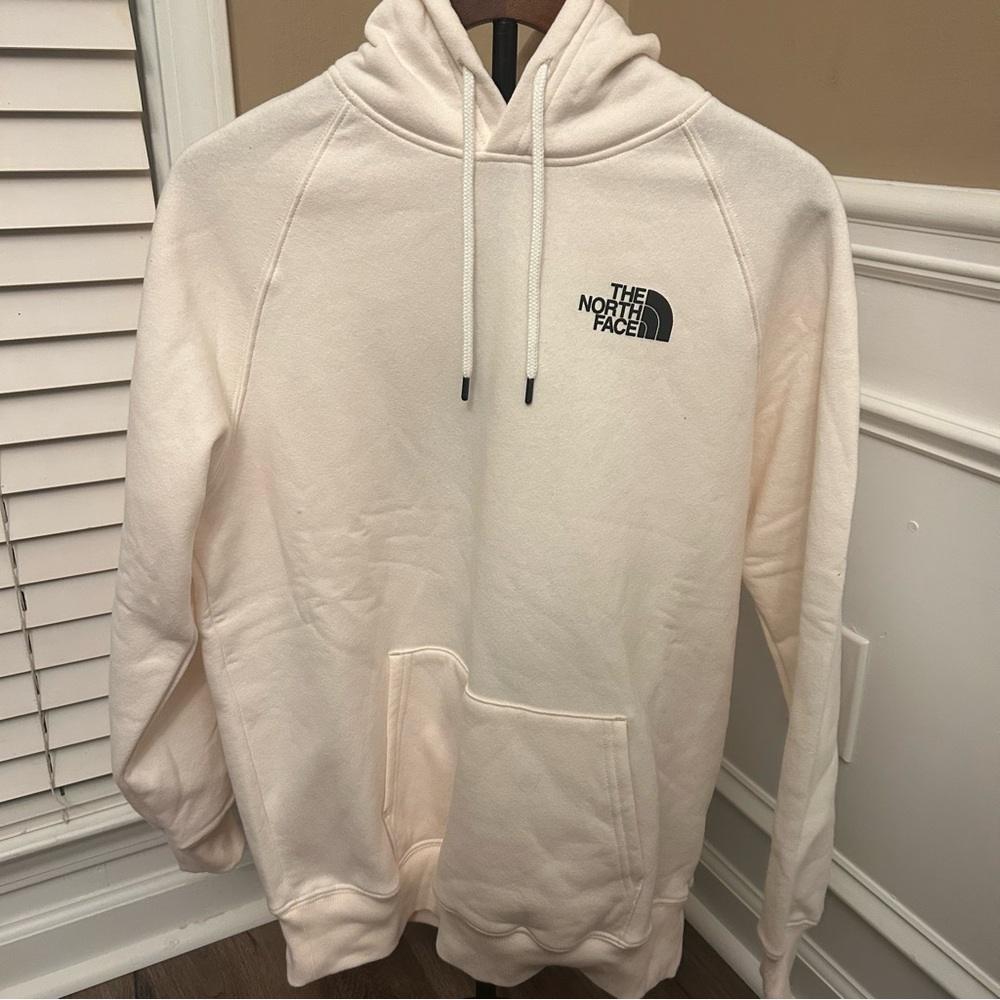The North Face Womens Box NSE Pullover Hoodie Gardenia White, Large new